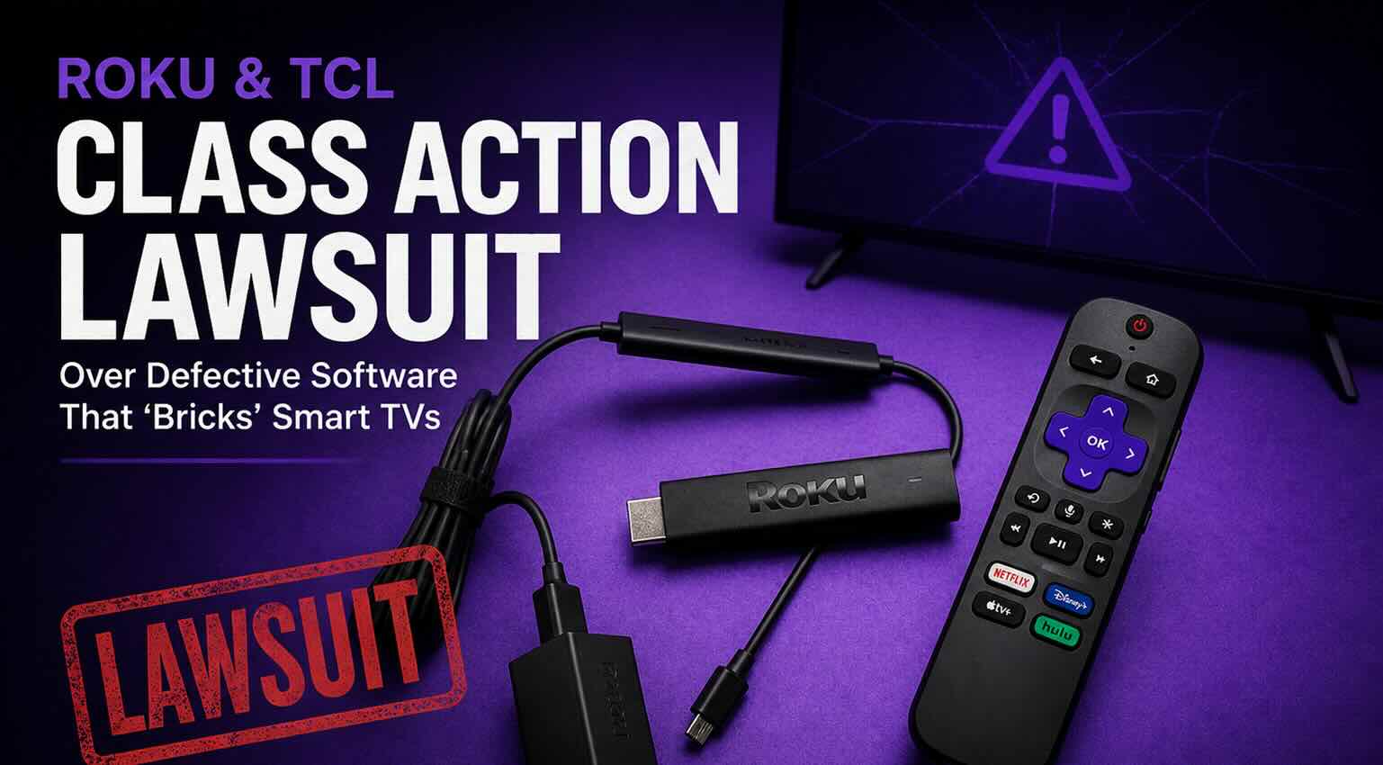 Roku and TCL Hit With Class Action Lawsuit Over Allegedly Defective Software That “Bricks” Smart TVs